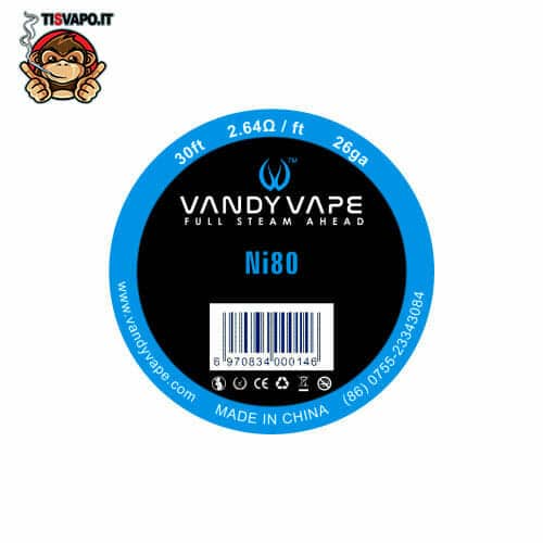 Filo Resistivo Kanthal A1 26ga 0.40mm - Vandy Vape