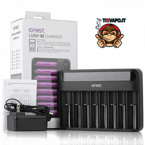 Q8 LUSH caricatore 8 slot - Efest