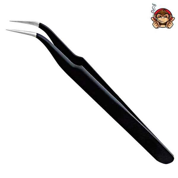 Pinzetta di precisione (punta curva) ESD-15