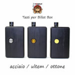 Tasti per Billet Box (acciaio, ultem e ottone)