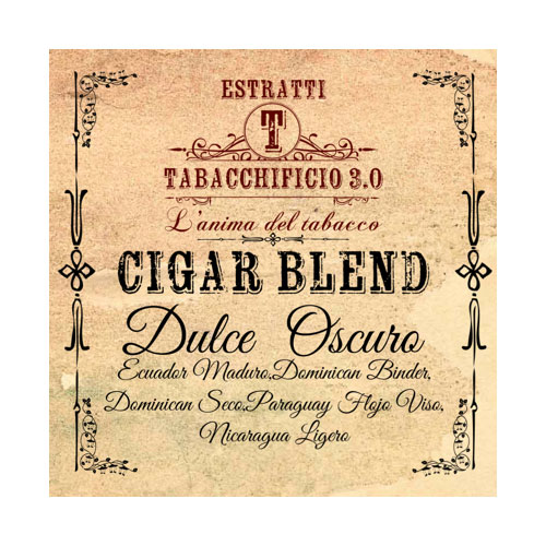 Dulce Oscuro - linea Cigar Blend - Aroma Concentrato 10ml - Tabacchificio 3.0