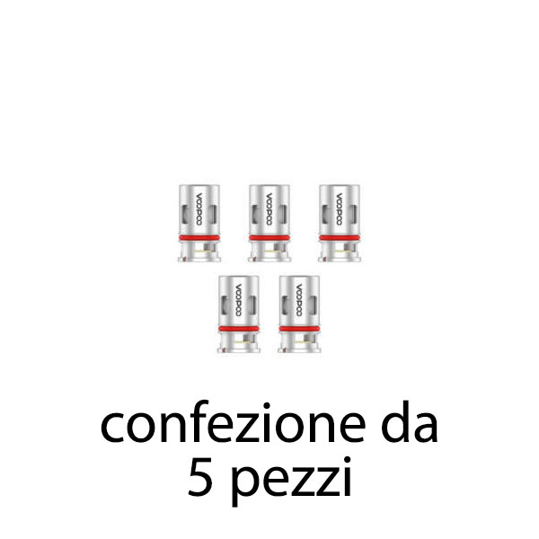 Testine di Ricambio per Vinci PnP-VM1 0,30ohm (5 Pezzi) - VooPoo