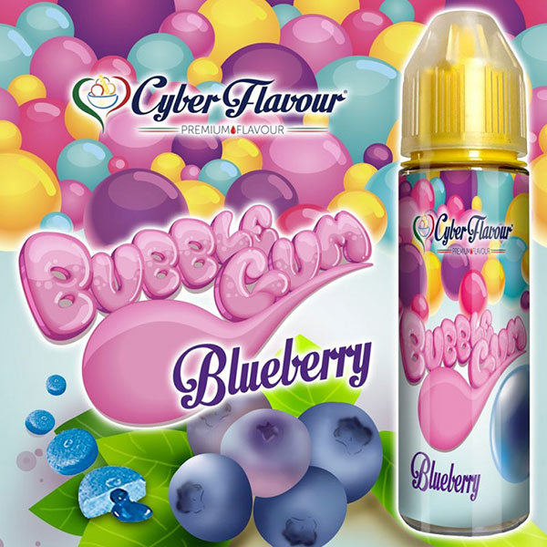 Bubble Gum Blueberry - Liquido Scomposto 20ml - Cyber Flavour