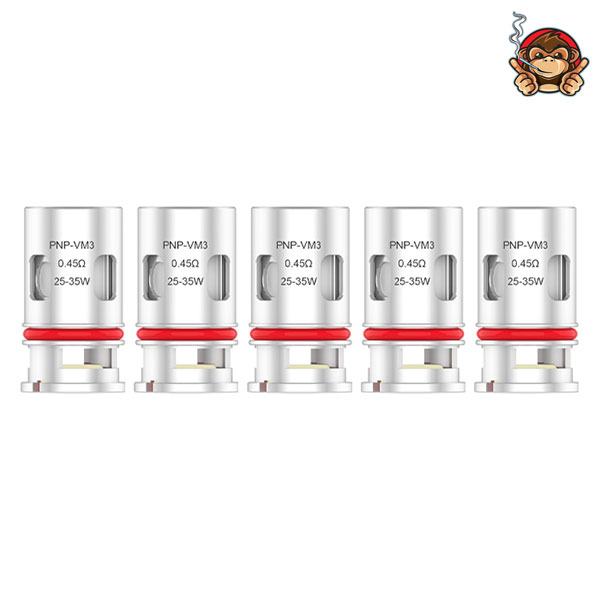 Testine di Ricambio per Vinci PnP-VM3 0,45ohm (5 Pezzi) - VooPoo