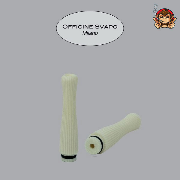 Drip Tip POSEIDONE Galalite Avorio - Officine Svapo
