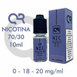 Nicotina 70/30 20mg/ml 10ml - QR Flavour