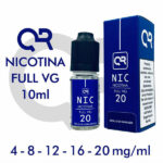 Nicotina Full VG (4 / 8 / 12 / 16 / 20) mg/ml 10ml - QR Flavour