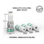 Shield Drip Tip MTL DL RDL - Ambition Mods - immagine 3