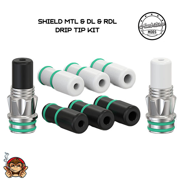 Shield Drip Tip MTL DL RDL - Ambition Mods