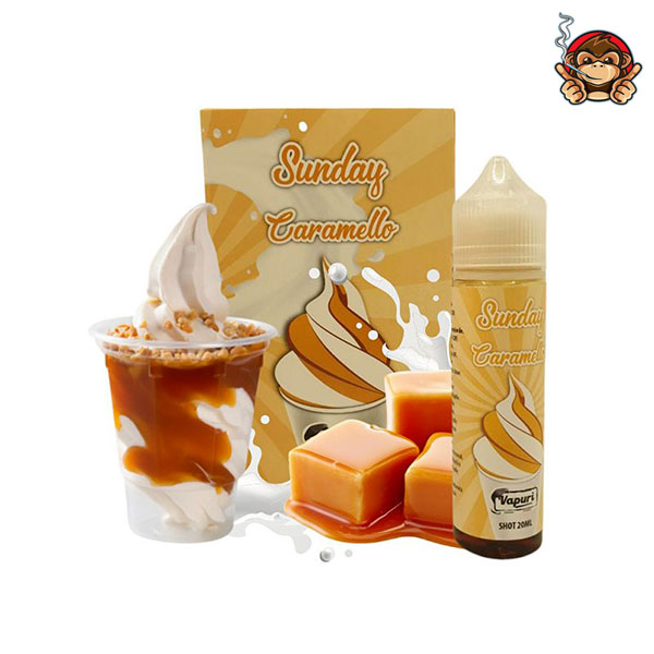 Sunday Caramello - Liquido Scomposto 20ml - Vapurì