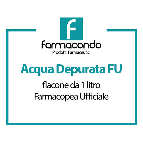 Acqua Altamente Depurata Farmacondo 1 LITRO FU