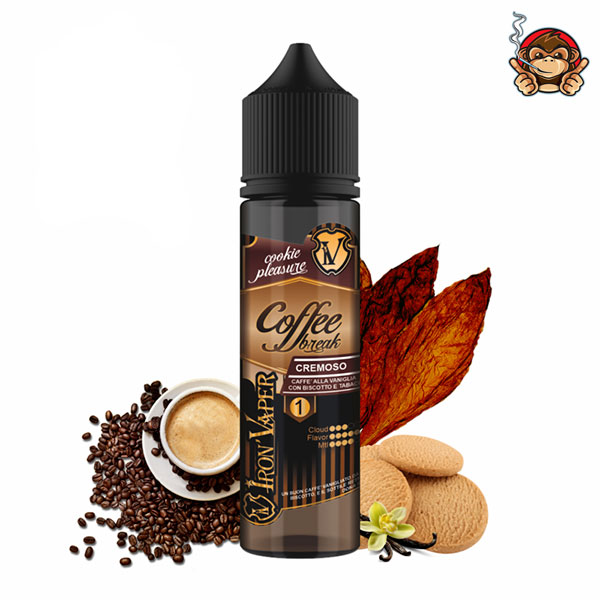 Coffee Break Cookie Pleasure - Liquido Scomposto 20ml - Iron Vaper
