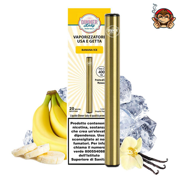 Banana Ice - Pod Mod Usa e Getta - Dinner Lady