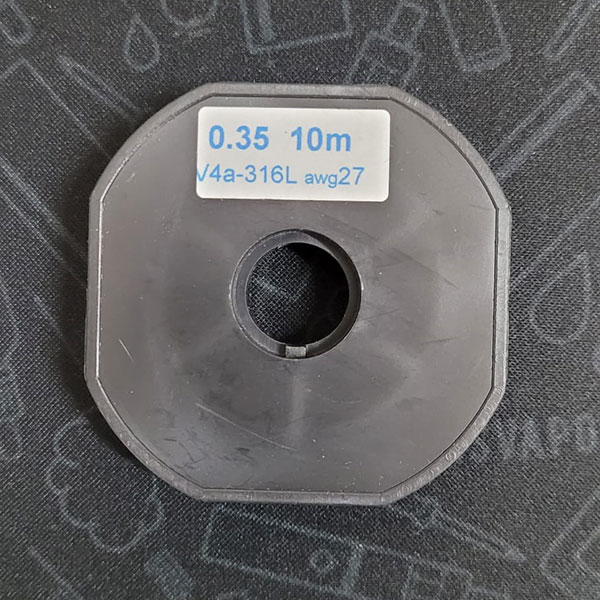 Filo Resistivo ZIVIPF acciaio SS 316L 27ga 0.35mm