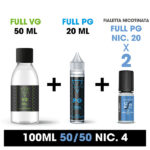 Kit Base Neutra 50/50 100ml 4mg/ml nicotina - Suprem-e