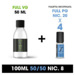 Kit Base Neutra 50/50 100ml 8mg/ml nicotina - Suprem-e