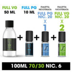 Kit Base Neutra 70/30 100ml 6mg/ml nicotina - Suprem-e
