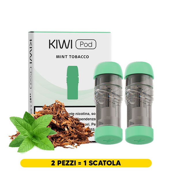 MINT TOBACCO Pod precaricata per Kiwi/Kiwi 2 - (Pod singola) - Kiwi Vapor