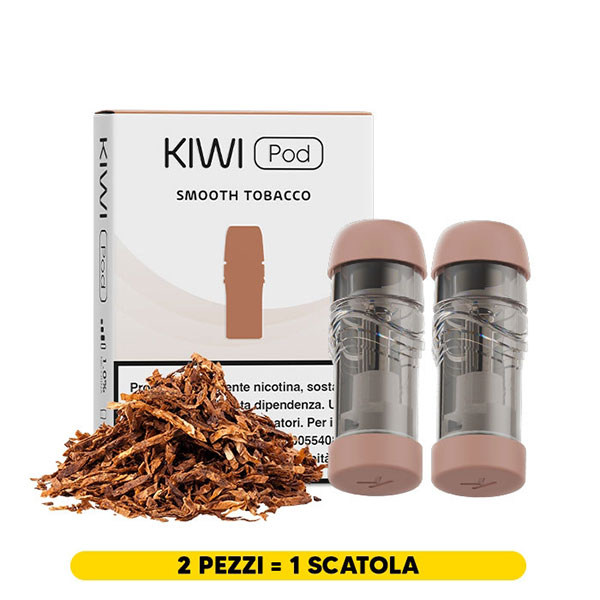 SMOOTH TOBACCO Pod precaricata per Kiwi/Kiwi 2 - (Pod singola) - Kiwi Vapor
