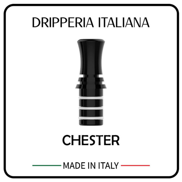 CHESTER - Drip Tip per Kiwi / Kiwi 2 / Kiwi Spark / Wenax M1 / Wenax S3 - Dripperia Italiana