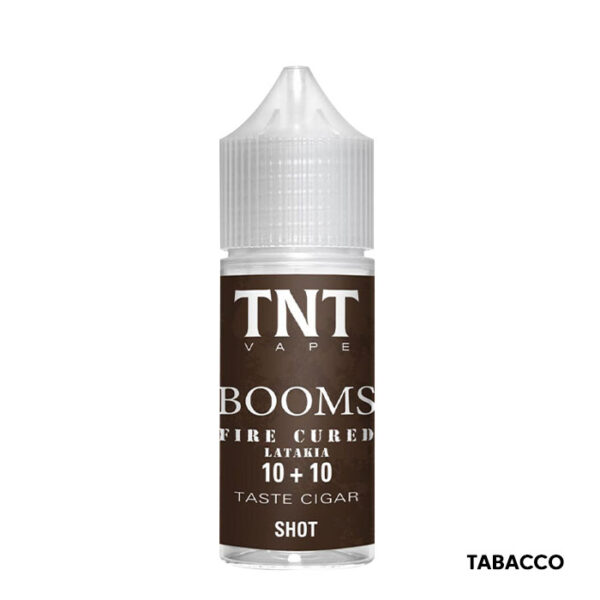 BOOMS FIRE CURED LATAKIA - Aroma Mini Shot 10+10 - TNT Vape