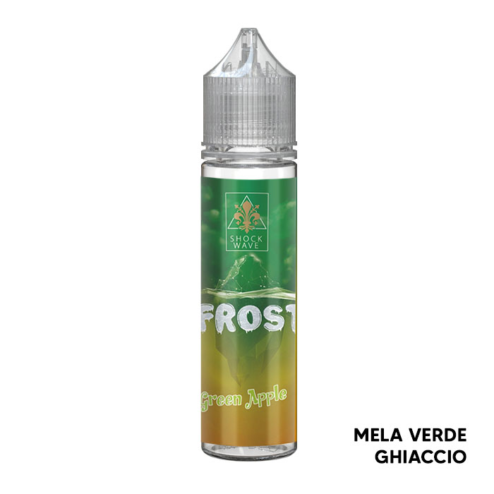 GREEN APPLE - Shock Wave Frost - Liquido Scomposto 20ml - Angolo della Guancia GREEN APPLE - Shock Wave Frost - Liquido Scomposto 20ml - Angolo della Guancia