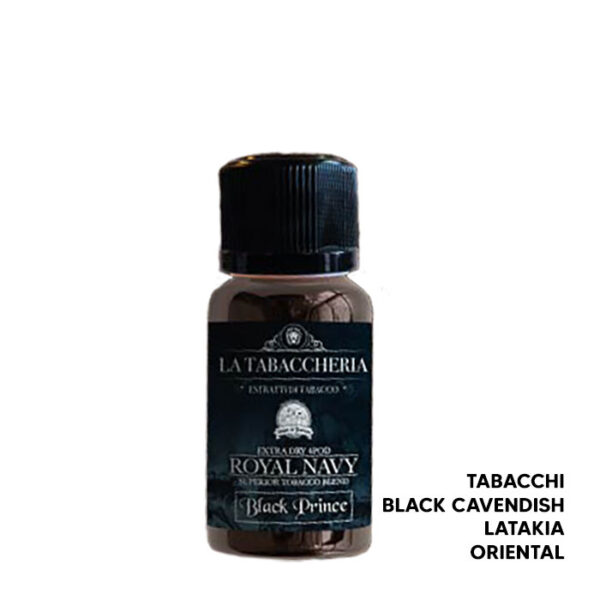 BLACK PRINCE - linea Royal Navy - Extra Dry 4Pod - Liquido Scomposto 20ml - La Tabaccheria