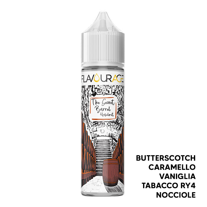 The Secret Barrel Hazelnut - Liquido Scomposto 20ml - Flavourage The Secret Barrel Hazelnut - Liquido Scomposto 20ml - Flavourage