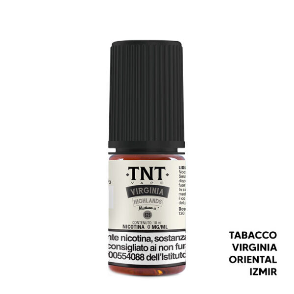 Virginia Highlands - Distillato Puro - Liquido Pronto 10ml - Tnt Vape
