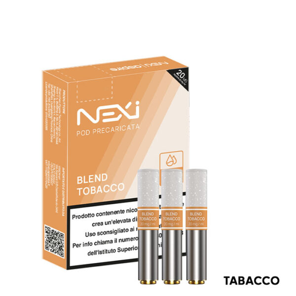 BLEND TOBACCO - Pod Precaricate Nexi - (3 Pezzi) - Aspire