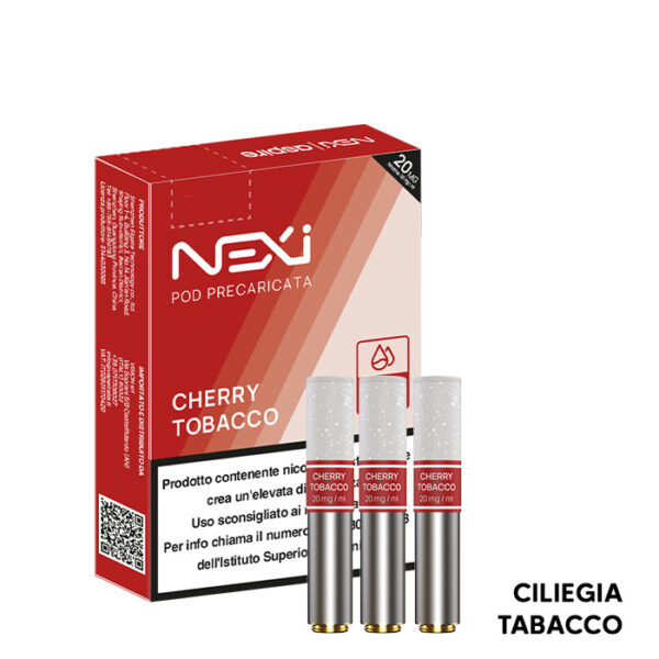 CHERRY TOBACCO - Pod Precaricate Nexi - (3 Pezzi) - Aspire