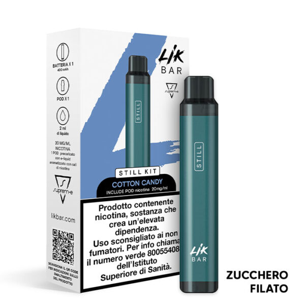 STILL Device + Pod Precaricata COTTON CANDY 20mg - Lik Bar