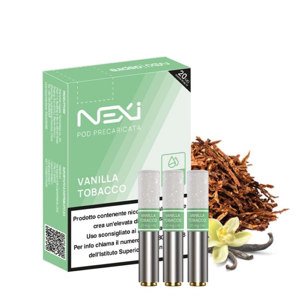 VANILLA TOBACCO - Pod Precaricate Nexi - (3 Pezzi) - Aspire