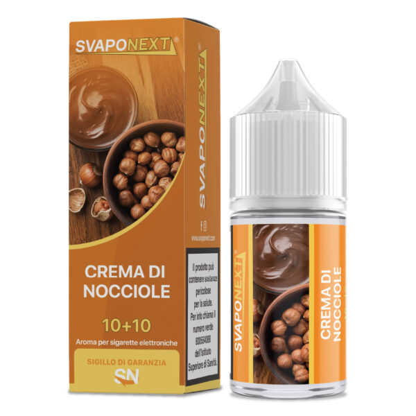 CREMA DI NOCCIOLE - Starter Flavour - Aroma Mini Shot 10+10 - SvapoNext