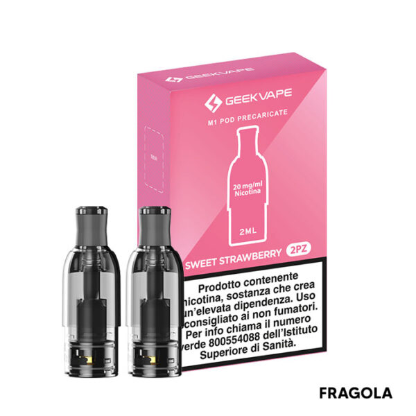 SWEET STRAWBERRY - Pod Precaricata Wenax M1 - Geek Vape