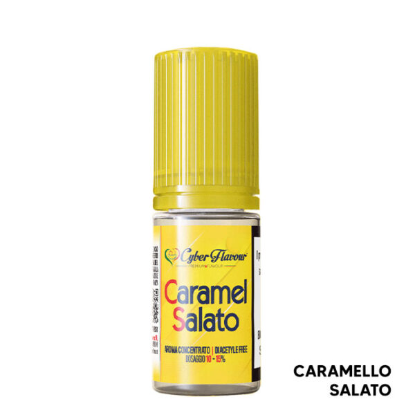 CARAMEL SALATO - Aroma Concentrato 10ml - Cyber Flavour