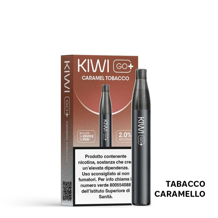 KIWI GO+ PLUS Starter Kit CARAMEL TOBACCO - Kiwi Vapor KIWI GO+ PLUS Starter Kit CARAMEL TOBACCO - Kiwi Vapor