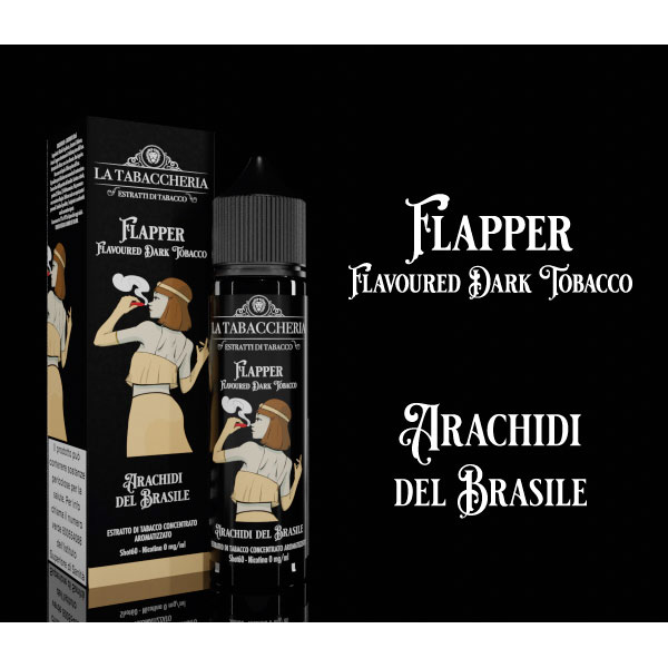 ARACHIDI DEL BRASILE - Extra Dry 4Pod - Linea Flapper Juice Tobacco - Liquido Scomposto 20ml - La Tabaccheria