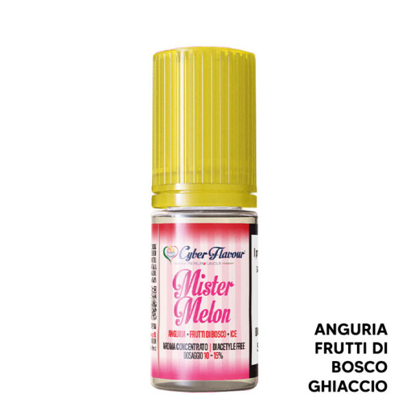 MISTER MELON - Fresh and Fruity - Aroma Concentrato 10ml - Cyber Flavour