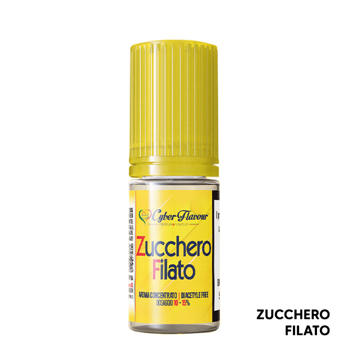 ZUCCHERO FILATO - Aroma Concentrato 10ml - Cyber Flavour ZUCCHERO FILATO - Aroma Concentrato 10ml - Cyber Flavour