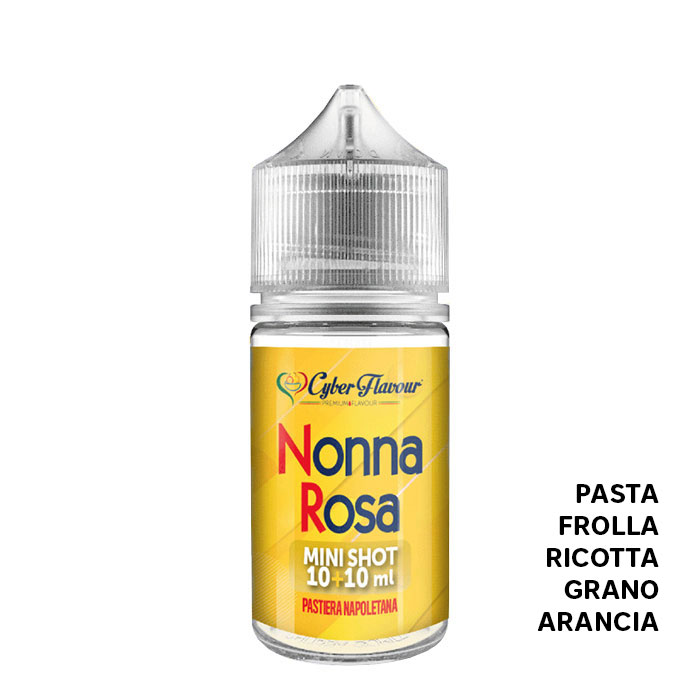 NONNA ROSA - Aroma Mini Shot 10+10 - Cyber Flavour NONNA ROSA - Aroma Mini Shot 10+10 - Cyber Flavour